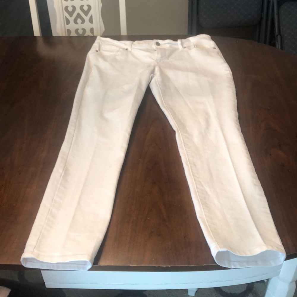 White denim pants size 10